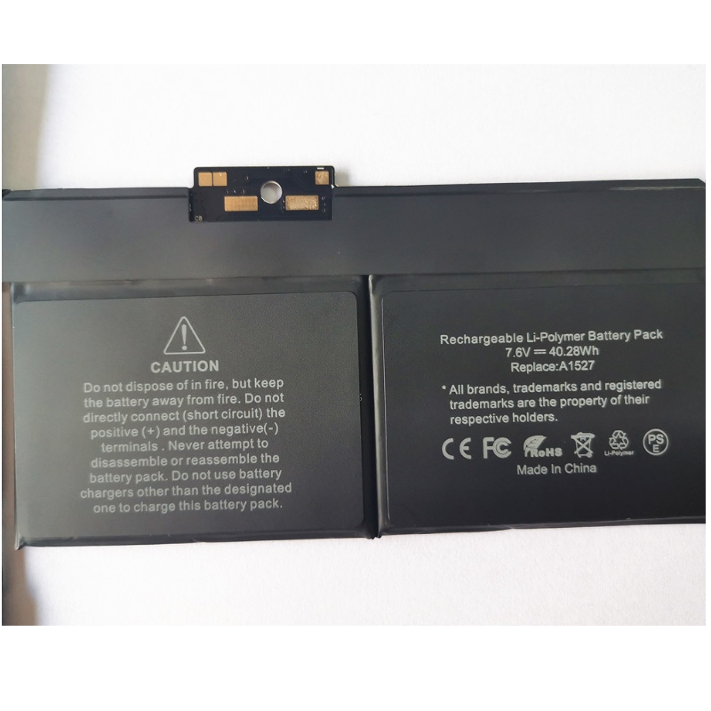 Convient pour la batterie d'ordinateur portable Apple Universal A1534 A1527 A1705 12 pouces ordinateur portable MJY32 MF855 Batterie pour ordinateur portable