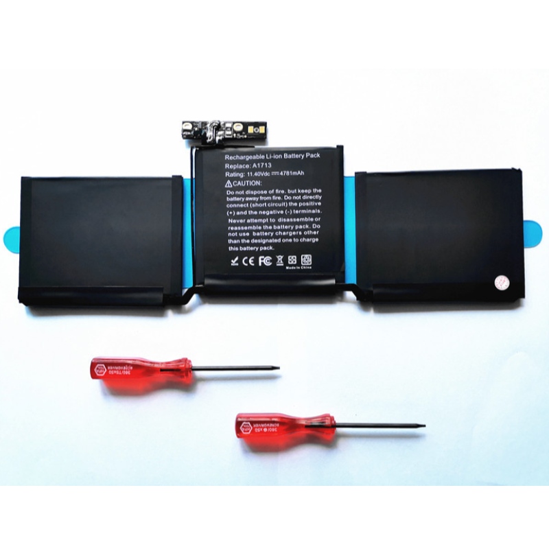 Batterie d'ordinateur portable pour Apple MacBook ProA1713 A1708 A2171/A2159/A2338