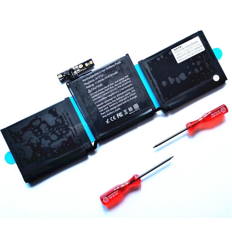 Batterie d'ordinateur portable pour Apple MacBook ProA1713 A1708 A2171/A2159/A2338