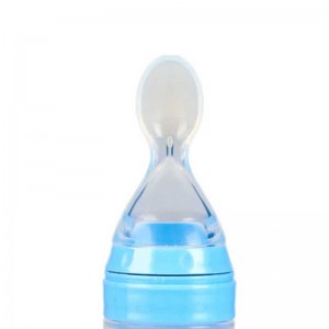 100% de qualité alimentaire Silicone cuillère presser de riz pâte de riz bébé biberon silicone bébé enfants alimentant la folie de la folie