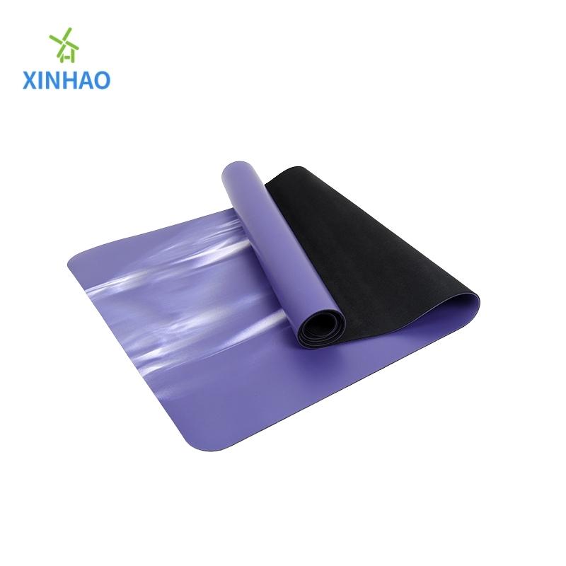 Couleur de dégradé Natural Pu Rubber Yoga Mat en gros, Couleur de gradient Protection environnementale Sports sans glissement et tapis de fitness