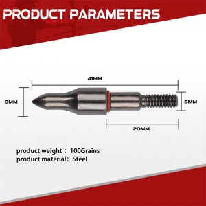 Elongarrow 150002 100 grain de tir à l\'arc à l\'arc pour les flèches de carbone