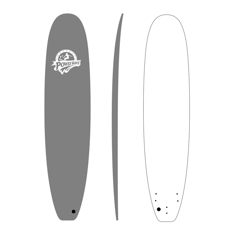 Planches souples gris ixpe chauffer les planches de surf douces à la stratification pour l'école