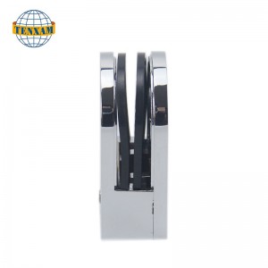 Vendre à chaud en verre en acier inoxydable Balle de salle de bain clôture en verre accessoires de garderie en verre pince