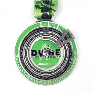 Médaille personnalisée pour le marathon 2019