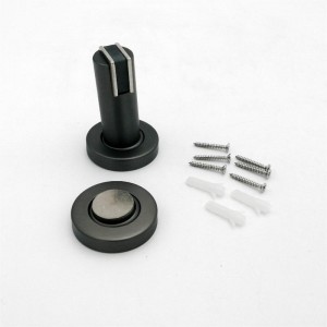 MD003 Arrêt de porte magnétique en acier inoxydable, bouchon de porte, support mural