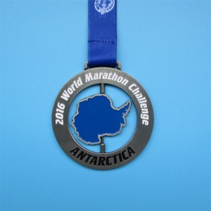 Médaille du défi du marathon mondial 2016