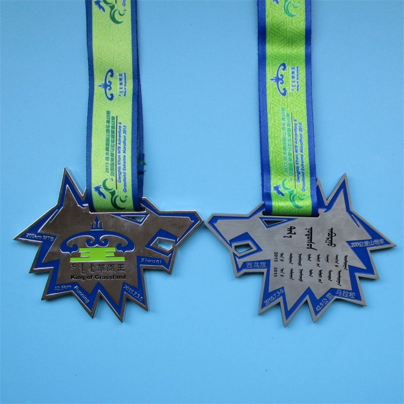 Médaille de conception spéciale irrégulière d'étoile Médaille personnalisée