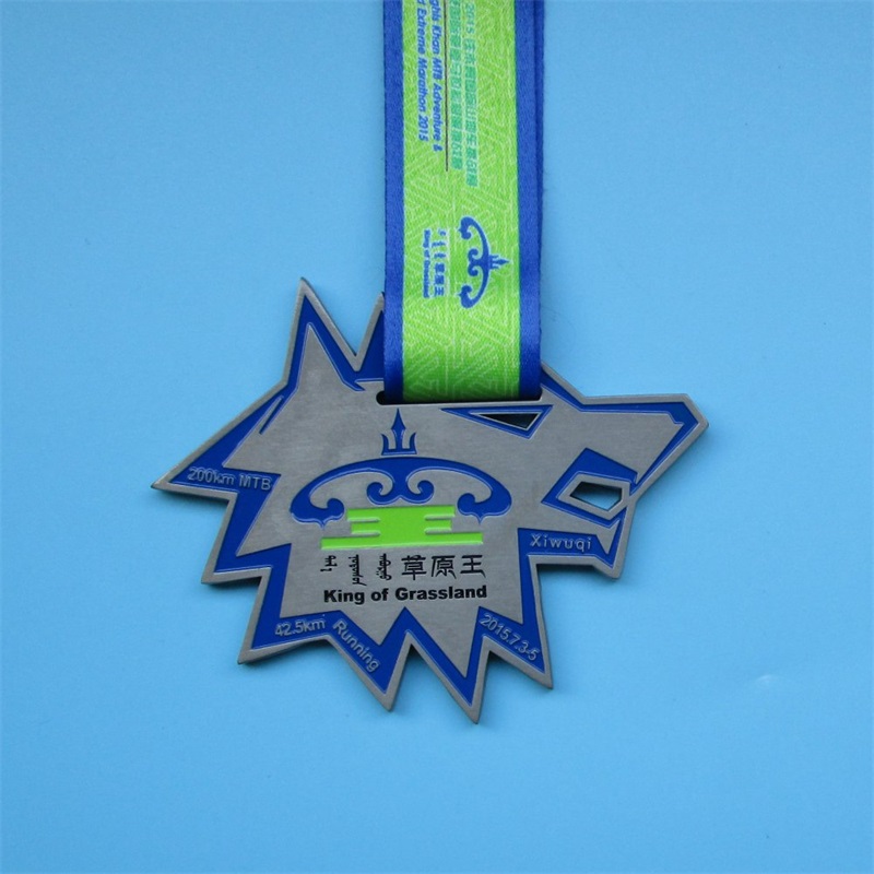 Médaille de conception spéciale irrégulière d'étoile Médaille personnalisée