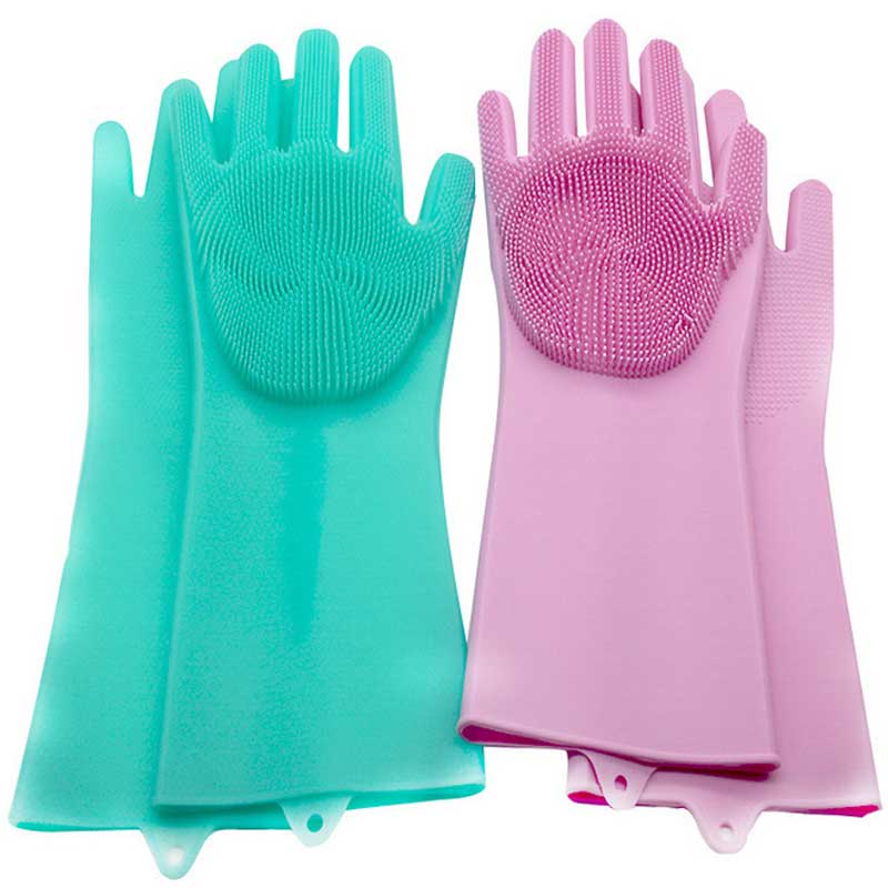 Gants denettoyage de cuisine gants domestiques gants de lave-glace en caoutchouc pour laver la vaisselle du gant de silicone lave-vaisselle,