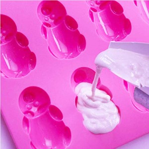 Moule de silicone 12 Little Pig Cake Moule pour les gâteaux Baking Moule Décoration Moules d\'outils