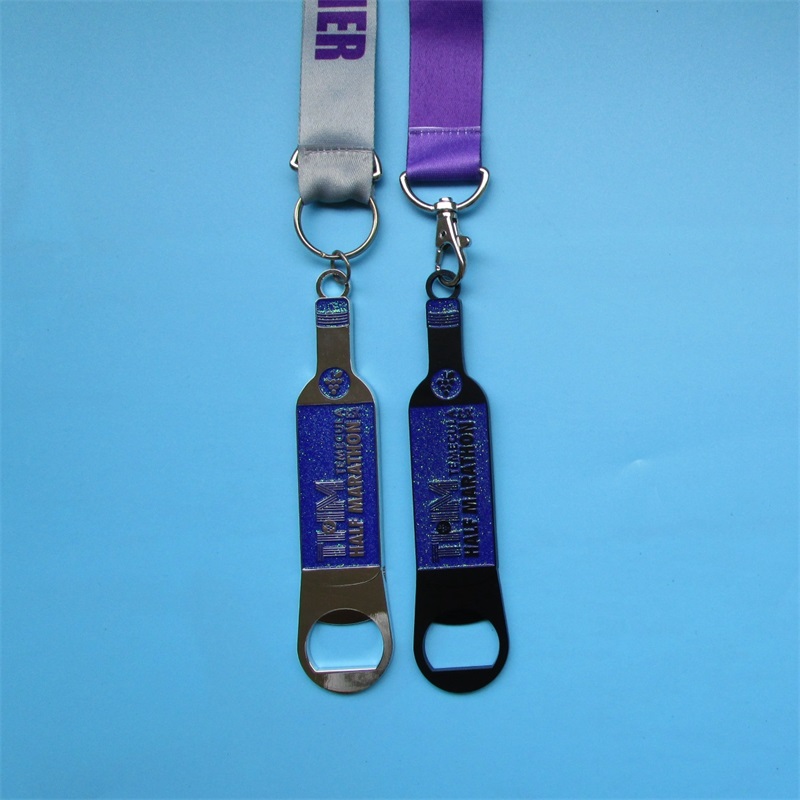 Médaille de métal avec médailles d'ouvre-bouteilles Sport Running