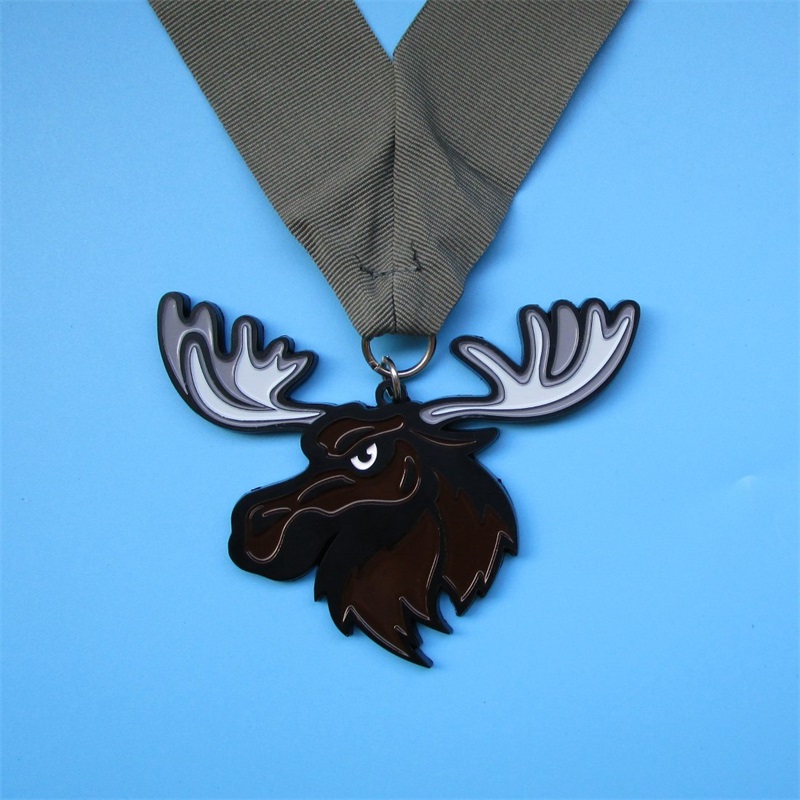 Médaillon personnalisé Design spécial votre propre médaille d'alliage de sport avec longe