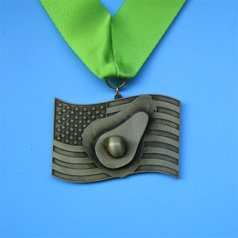 Fabricants fabriqués à motif personnalisé Médailles de sport personnalisées bon marché.