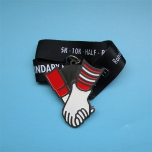 Médailles de triathlon concevez votre propre médaille d\'alliage de sport avec ruban