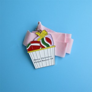 Médaille d\'or en métal personnalisée Colorful Printing Virtual Sports Médaille