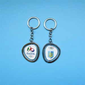 Médaille Ring Médaillon Custom Pendant Metal Medal Clé Médaille de la chaîne de clés