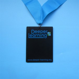 Cartoon Design 3D Effet stéréoscopique Médailles de vacances en métal