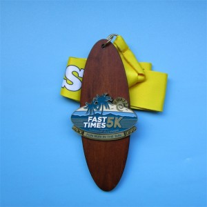 Médailles de récompense avec ruban Blank Gold Silver Bronze Cycling Running Marathon Sailing Metal Sports Médaille