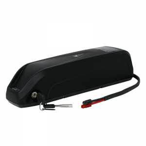 36V 48V Personnaliser la batterie au lithium, batterie de vélo électrique, style downtube