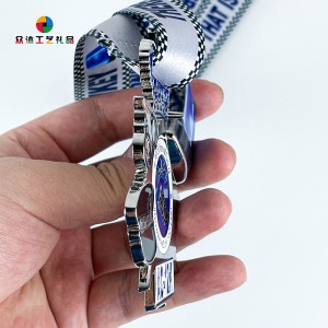 Design unique Logo personnalisé LED Sport Medallion Metal 3D Médailles en émail pour souvenir