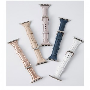 Sangle en cuir, sangle respirante, à la mode et durable pour les montres Apple, Samsung, Huawei et Xiaomi, 12 mm, 14 mm, 16 mm, 18 mm, 20 mm