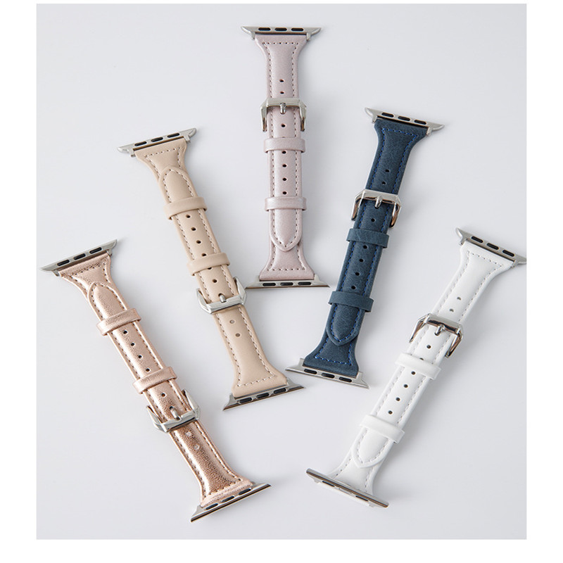 Sangle en cuir, sangle respirante, à la mode et durable pour les montres Apple, Samsung, Huawei et Xiaomi, 12 mm, 14 mm, 16 mm, 18 mm, 20 mm