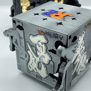 Médaille de métaux de la médaille de marathon de haute qualité 3D Médaille de course Sport Running