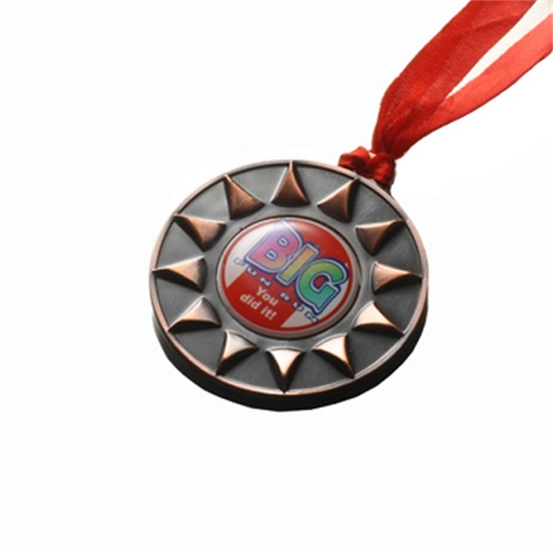 Médaille d'argent Nouveau marathon médailles de médailles et rubans sportifs