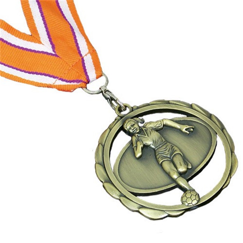 Médaille personnalisée professionnelle Design vos propres médailles de métal d'or 3D Gold