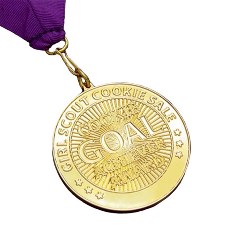 Médaille personnalisée professionnelle Design vos propres médailles de métal d'or 3D Gold