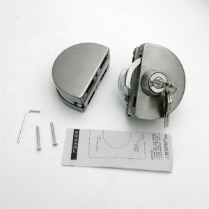 GDL001 201 en acier inoxydable commercial Métal durable Chrome Verre Porte de sécurité Antift Sécurité, double swing à charnière Push Push Sliding Gate Gate