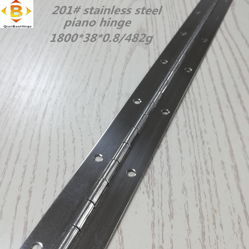 Taille standard Hinge longue 201#72 ‘’ * 1.5 Piano en acier inoxydable charnière en rangée continu la charnière de piano