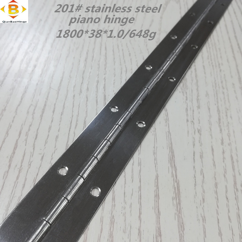 Taille standard Hinge longue 201#72 ‘’ * 1.5 Piano en acier inoxydable charnière en rangée continu la charnière de piano