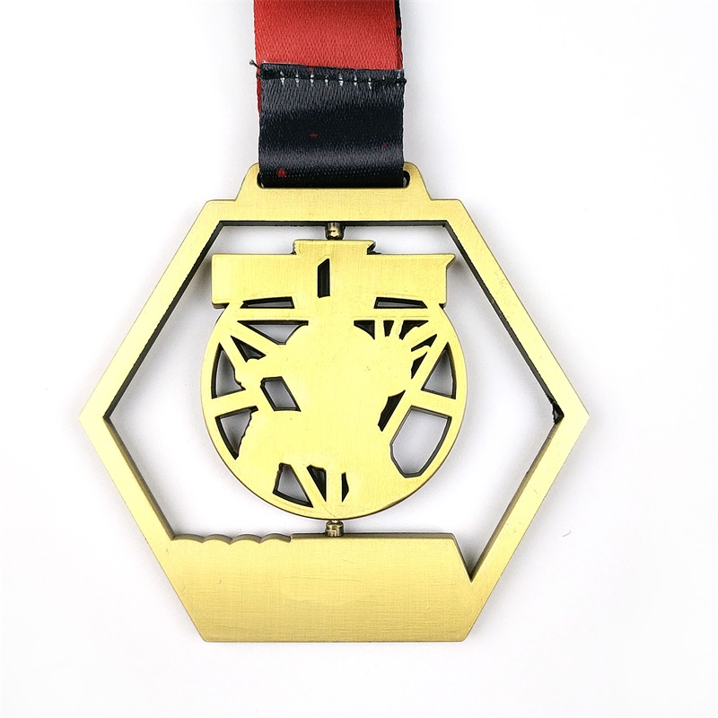 Gag Hollow Out Design Medals Wholesale Metal Award 3D Médailles d'or