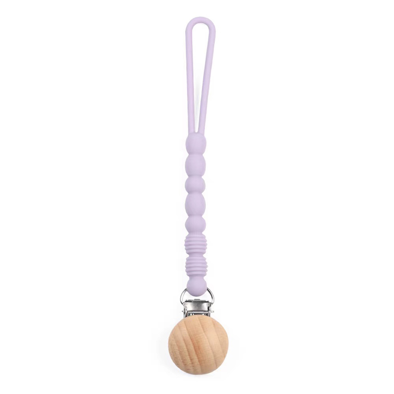 Perles de silicone gratuites en bois en bois fait à la main