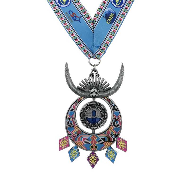 Conception unique Custom Logo 4D Sport Medallion Metal ENAMEL SPORTS Médaille personnalisée pour souvenir
