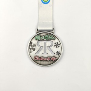 Médailles d\'or et de bronze Médailles de médailles personnalisées pour Noël