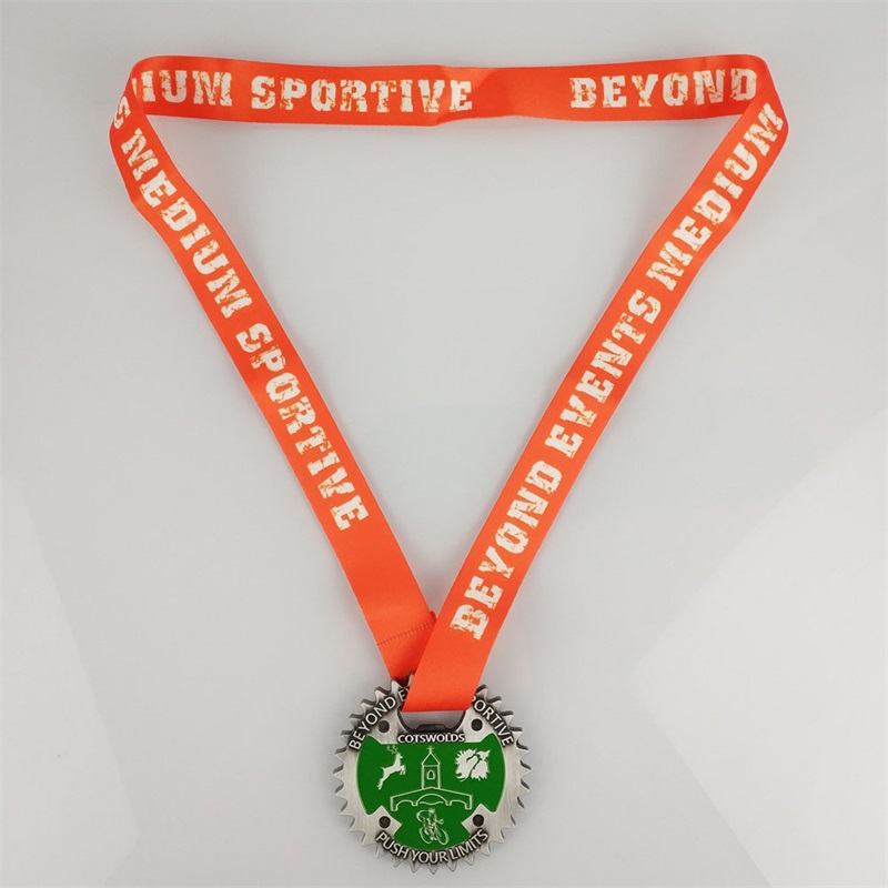 Pour concevoir votre médaille d'alliage de sport avec une réplique de médaille olympique de longe