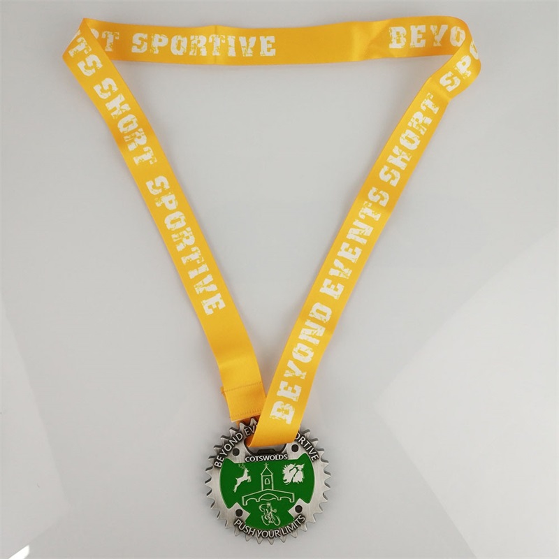 Pour concevoir votre médaille d'alliage de sport avec une réplique de médaille olympique de longe