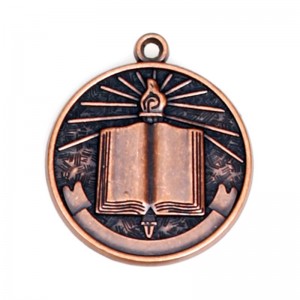 Médaille de métal en laiton antique avec ouvre-bouteille Médaille d\'or en métal personnalisé
