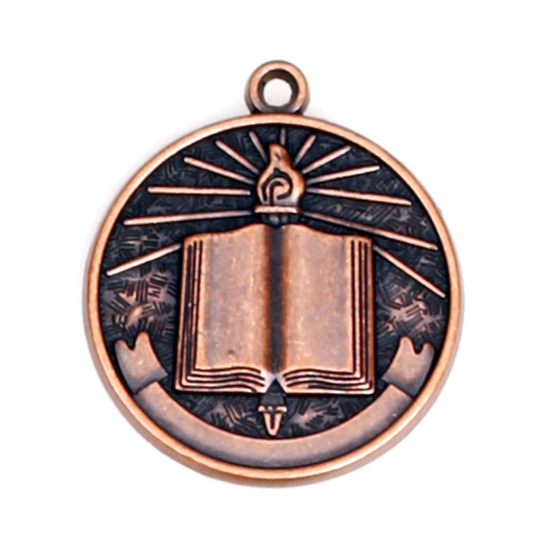 Médaille de métal en laiton antique avec ouvre-bouteille Médaille d'or en métal personnalisé