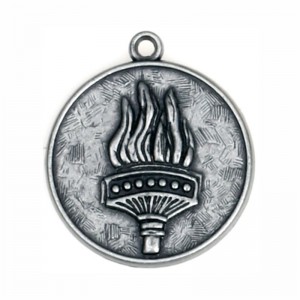 Peut être retraité de médailles de métal médaille d\'origine 7/8 pouces antique médailles sportives en argent