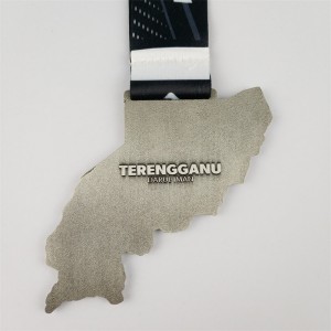 Médaille de course sportive Great Award personnalisée personnalisée Metal 3D Gold Gold