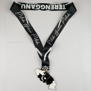 Médaille de course sportive Great Award personnalisée personnalisée Metal 3D Gold Gold