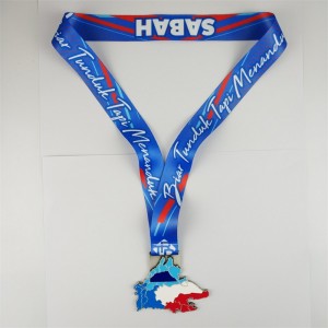 Médailles commémoratives Carte de casting d\'alliage zinc pour les prix des événements d\'entreprise de la ville