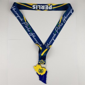 Médaille de bâillon Design Metal Metal Médaille d\'or 3D Médailles de la villenationale de la ville