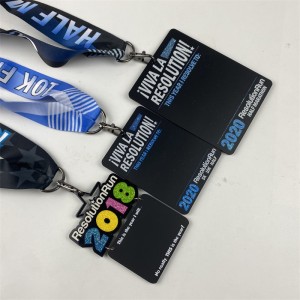 Color Spray Awards Médaille en bois pour les médailles de vacances sport