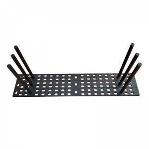 Support flottant en acier de pulvérisationnoire de haute qualité avec tige de support amovible