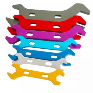 Une clé à clés une clé à clés en aluminium de fret à double tête en aluminium